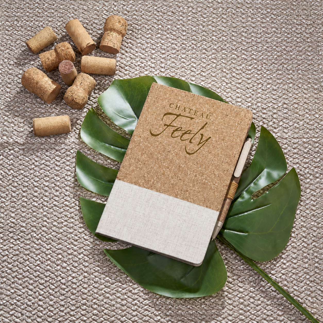 Cork notebook & pen set (main)